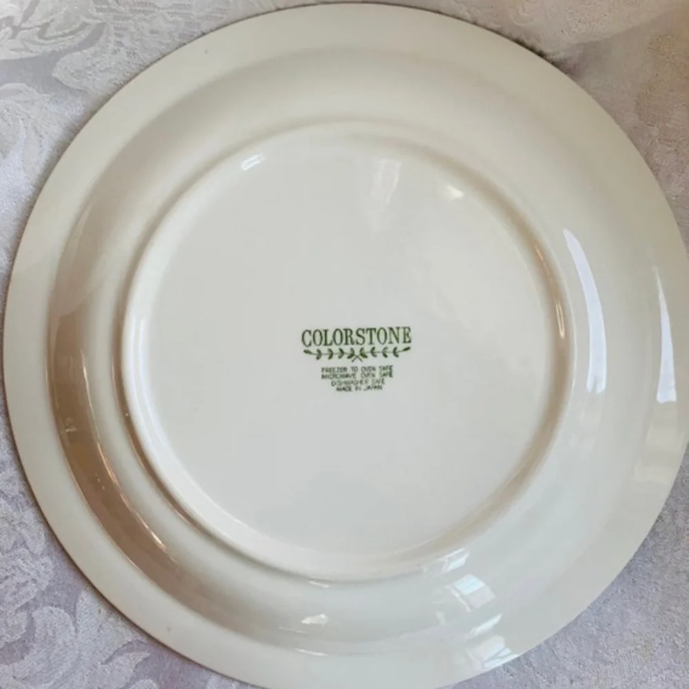 Vintage Colorware Nikko Sage Serving plate 12” Cottagecore Grandmacore Earthy*